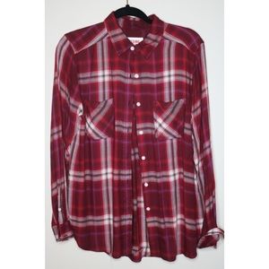 Red and White Comfy Flannel